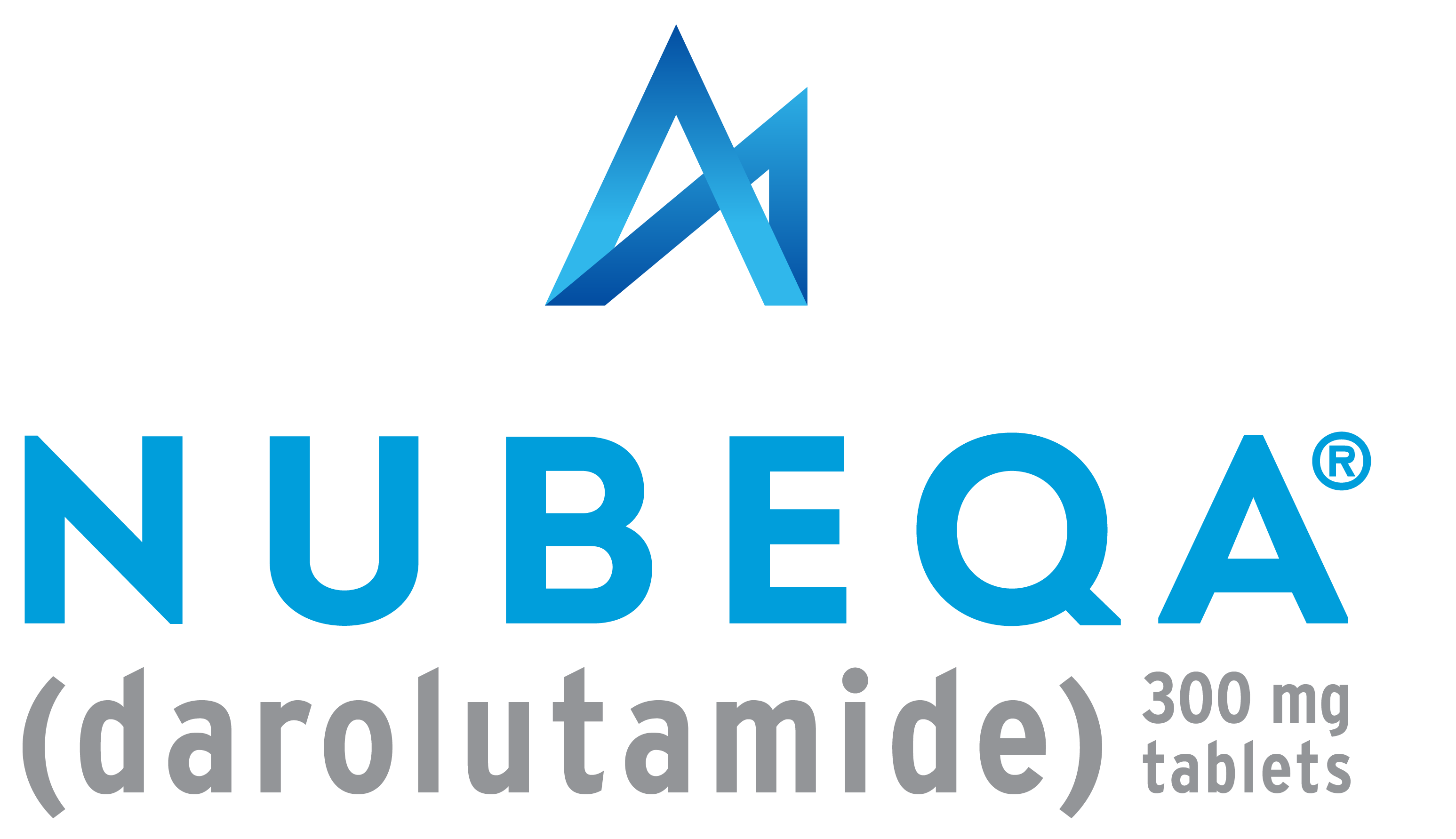 NUBEQA (darolutamide) 300 mg tablets logo